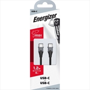Buy Energizer USB-C to USB-C Black 1.2 Metre