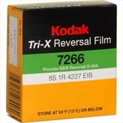 Buy Kodak Film Tri-X Black-and-White Reversal Film #7266 (Super 8, 50' Roll)