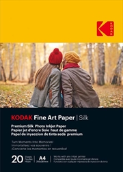 Buy Kodak Fine Art Premium Silk Paper 260gsm A4 20 Sheets