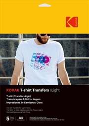 Buy Kodak T-Shirt Transfers Light A4 5 Sheets