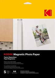 Buy Kodak Magnetic Photo Paper 650g A4 5 Sheets