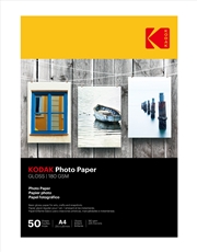 Buy Kodak Photo Paper Gloss 180gsm A4 50 Sheets