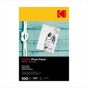 Buy Kodak Photo Paper Matte 120gsm 4 x 6 (4R) 100 Sheets