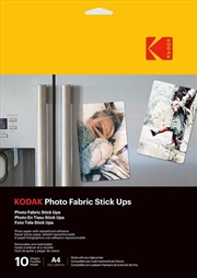 Buy Kodak Photo Paper Fabric Stick Ups A4 10 Sheets