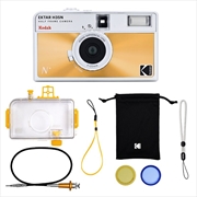 Buy Kodak Ektar H35N Half Frame Camera Premium Kit Colour: Glazed Orange