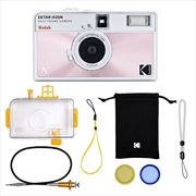 Buy Kodak Ektar H35N Half Frame Camera Premium Kit Colour: Glazed Pink