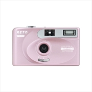 Buy RETO PANO 35mm Film Camera Colour: Metallic Pink