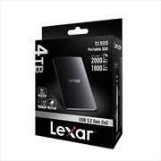 Buy Lexar SL500 Portable SSD Up to 2000MB/s Read and 1800MB/s Write Capacity: 4TB