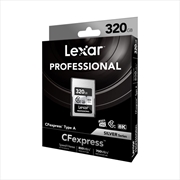 Buy Lexar Professional CFexpress Type A Card SILVER Series Capacity: 320GB