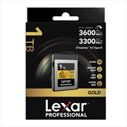 Buy Lexar Professional GOLD CFexpress 4.0 Type B Card Capacity: 1TB