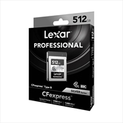 Buy Lexar Professional CFexpress Type B Silver Series Card Capacity: 512GB