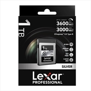 Buy Lexar Professional SILVER CFexpress 4.0 Type B Card Capacity: 1TB
