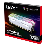 Buy Lexar RAM ARES DDR5 7200 MT/s Desktop Memory with Heatsink Capacity: 32GB (16GBX2) White