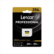 Buy lexar Professional GOLD microSDXC UHS-II Card Capacity: 256GB