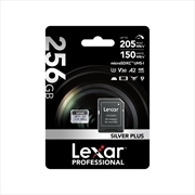 Buy Lexar Professional SILVER PLUS micro SDXC UHS-I Card Capacity: 256GB