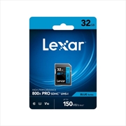 Buy Lexar Professional 800X PRO SDXC UHS-I SD Card Capacity: 32GB