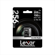 Buy Lexar Professional SILVER PLUS SDXC UHS-I Card Capacity: 256GB