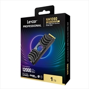 Buy Lexar Internal NM1090 M.2 2280 PCIe Gen5x4 NVMe SSD - with RGB FAN Heatsink Capacity: 1TB