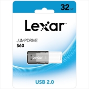 Buy Lexar JumpDrive S60 USB 2.0 Flash Drive Capacity: 32GB