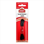 Buy SMART School Laces Black 75cm