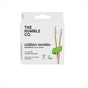 Buy The Humble Co. Cotton Tips 100 Pack White - Spiral