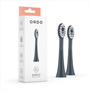 Buy Ordo Sonic Brush Heads 2 Pack Colour: Charcoal Grey/Stone