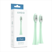 Buy Ordo Sonic Brush Heads 2 Pack Colour: Mint Green/Sage