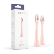 Buy Ordo Sonic Brush Heads 2 Pack Colour: Rose Gold/Petal