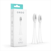 Buy Ordo Sonic Brush Heads 2 Pack Colour: White/Snow