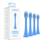 Buy Ordo Sonic Brush Heads 4 Pack Colour: Arctic Blue/Ocean