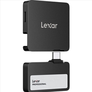 Buy Lexar Professional GO SL400 Portable SSD With Hub Capacity: 2TB Black