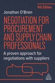 Buy Negotiation For Procurement And Supply Chain Professionals : A Proven Approach For Negotiations With