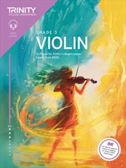 Buy Trinity College London Violin Exam Pieces From 2025: Grade 3