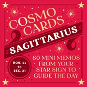 Buy Cosmo Cards: Sagittarius : 60 Mini Memos From Your Star Sign To Guide The Day