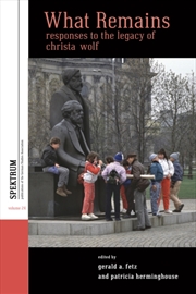 Buy What Remains : Responses To The Legacy Of Christa Wolf