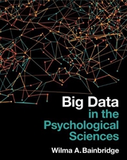 Buy Big Data In The Psychological Sciences