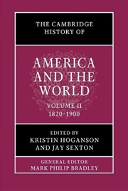 Buy The Cambridge History Of America And The World