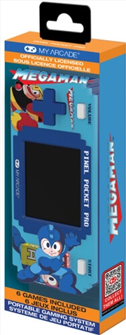 Buy My Arcade Mega Man Pixel Pocket Pro Portable Handheld Gaming System