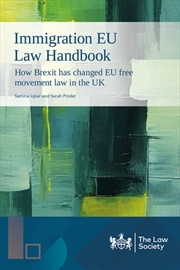 Buy Immigration Eu Law Handbook : How Brexit Has Changed Eu Free Movement Law In The Uk