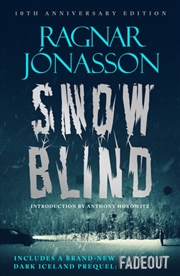 Buy Snowblind: 10th Anniversary Edition : The Iconic Nordic Noir Bestseller Now In 10th Anniversary Edit