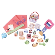 Buy Bluey Wooden Grannies Shopping Game