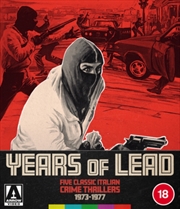 Buy Years Of Lead - Five Classic Italian Crime Thrillers 1973 To 1977 Limited Edition