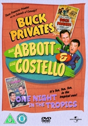 Buy Abbott And Costello - Buck Privates / One Night In The Tropics (REGION 2)