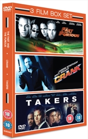Buy Takers / Crank / The Fast And The Furious (REGION 2)