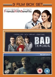 Buy Friends With Benefits / Bad Teacher / The Social Network (REGION 2)