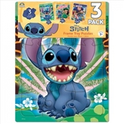 Buy Stitch 3Pk Frame Tray Puzzles