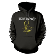 Buy Bathory - Goat (Yellow) - Black - Medium Hoodie