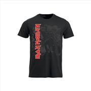Buy Iron Maiden - Trooper Watermark - Black - Large Kids T-Shirt