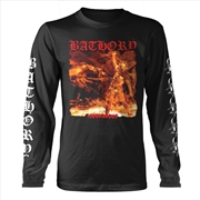 Buy Bathory - Hammerheart Tracklist - Black - Xxl Long Sleeve Shirt