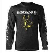 Buy Bathory - Goat (Yellow) - Black - Small Shirt